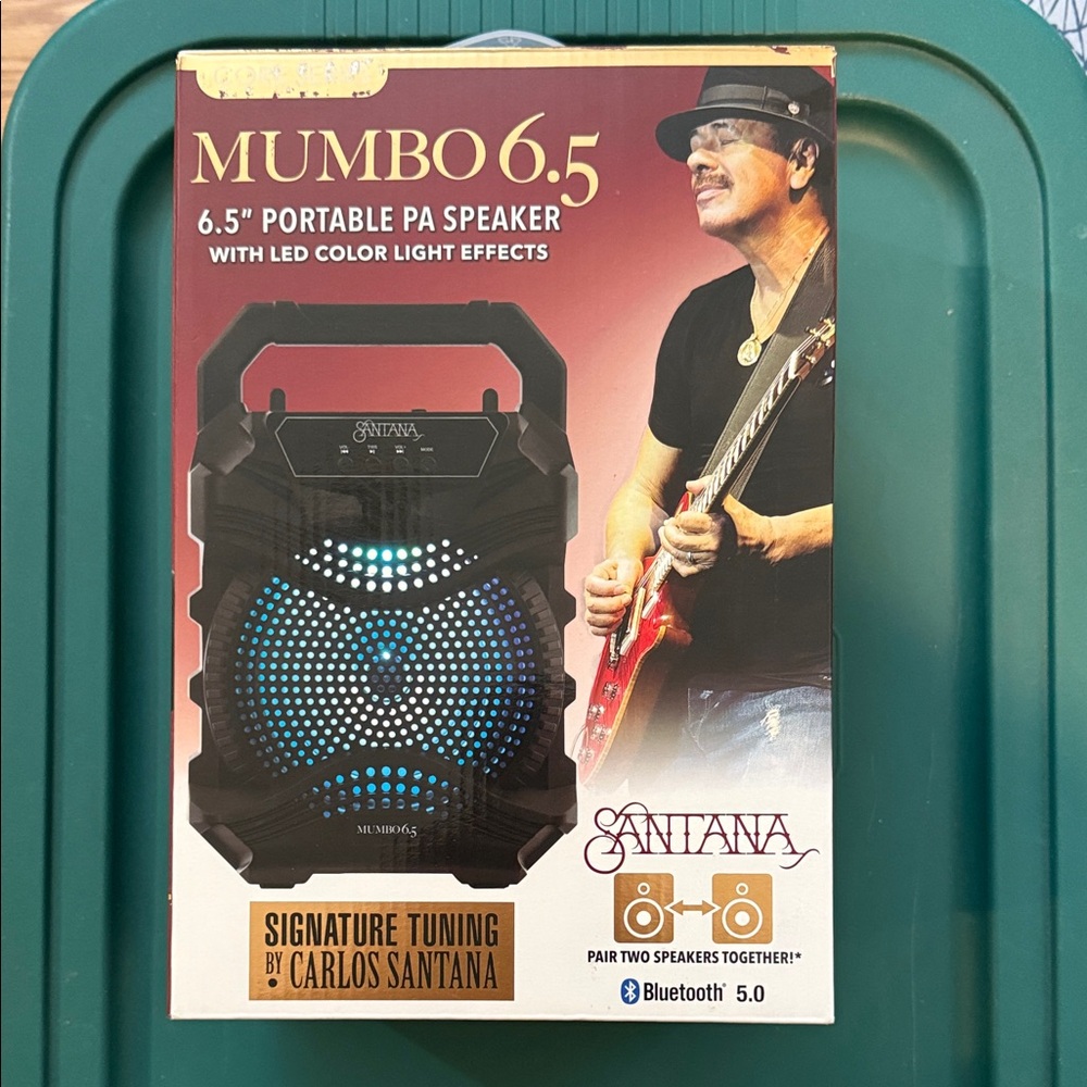 6.5 Portable PA Speaker - Black and Blue